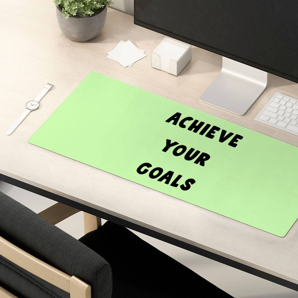 Achieve Your Goals Desk Mat Desk Mats Home Decor 