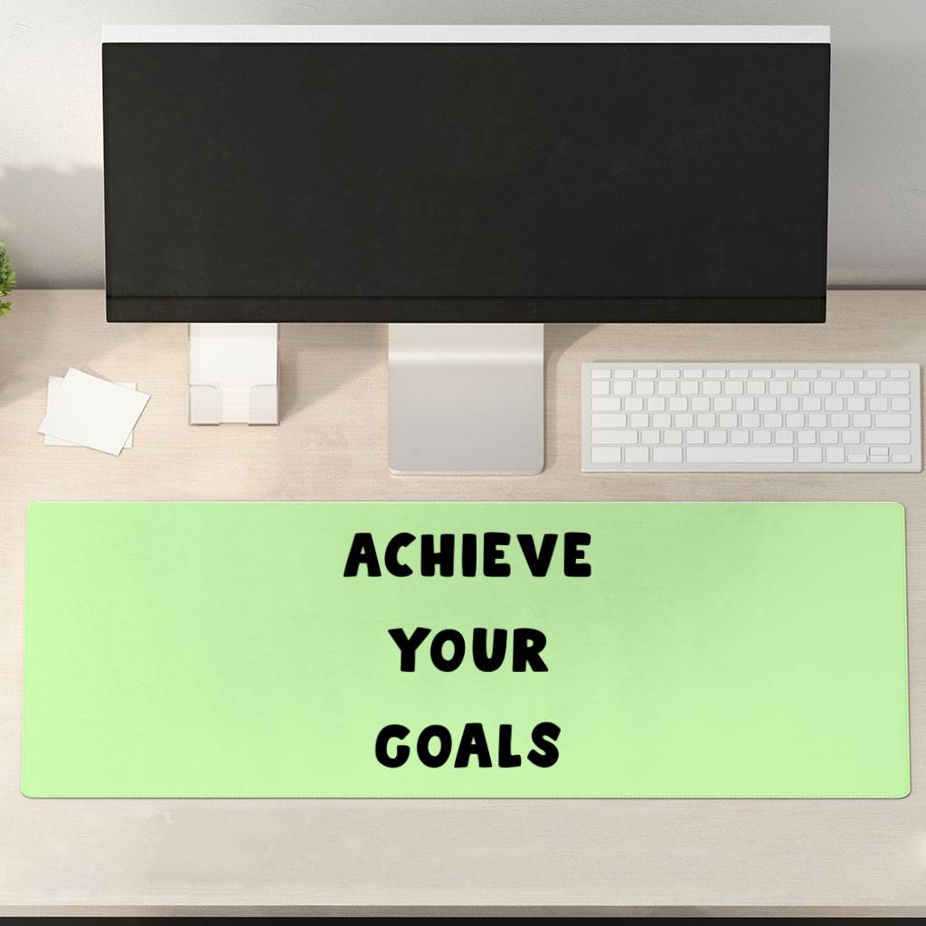 Achieve Your Goals Desk Mat Desk Mats Home Decor 