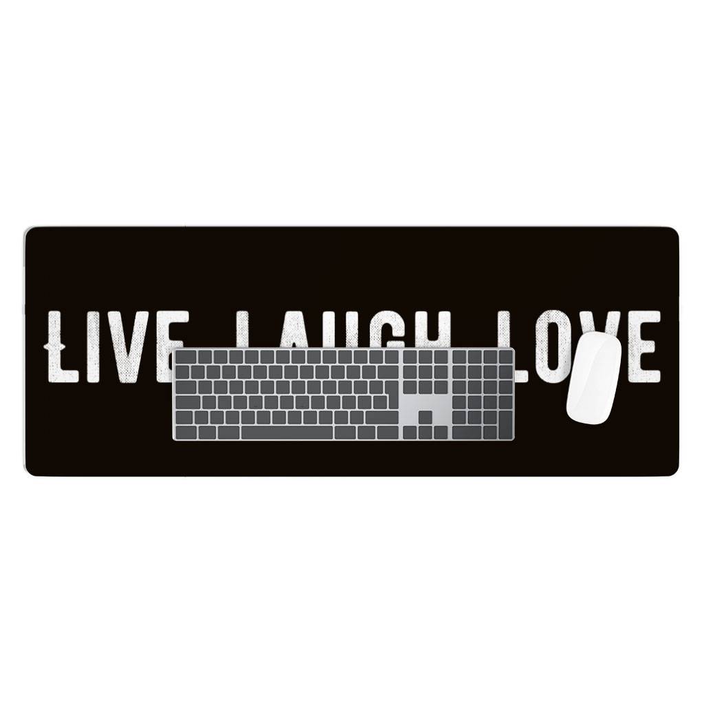 Live Laugh Love Desk Mat Desk Mats Home Decor 