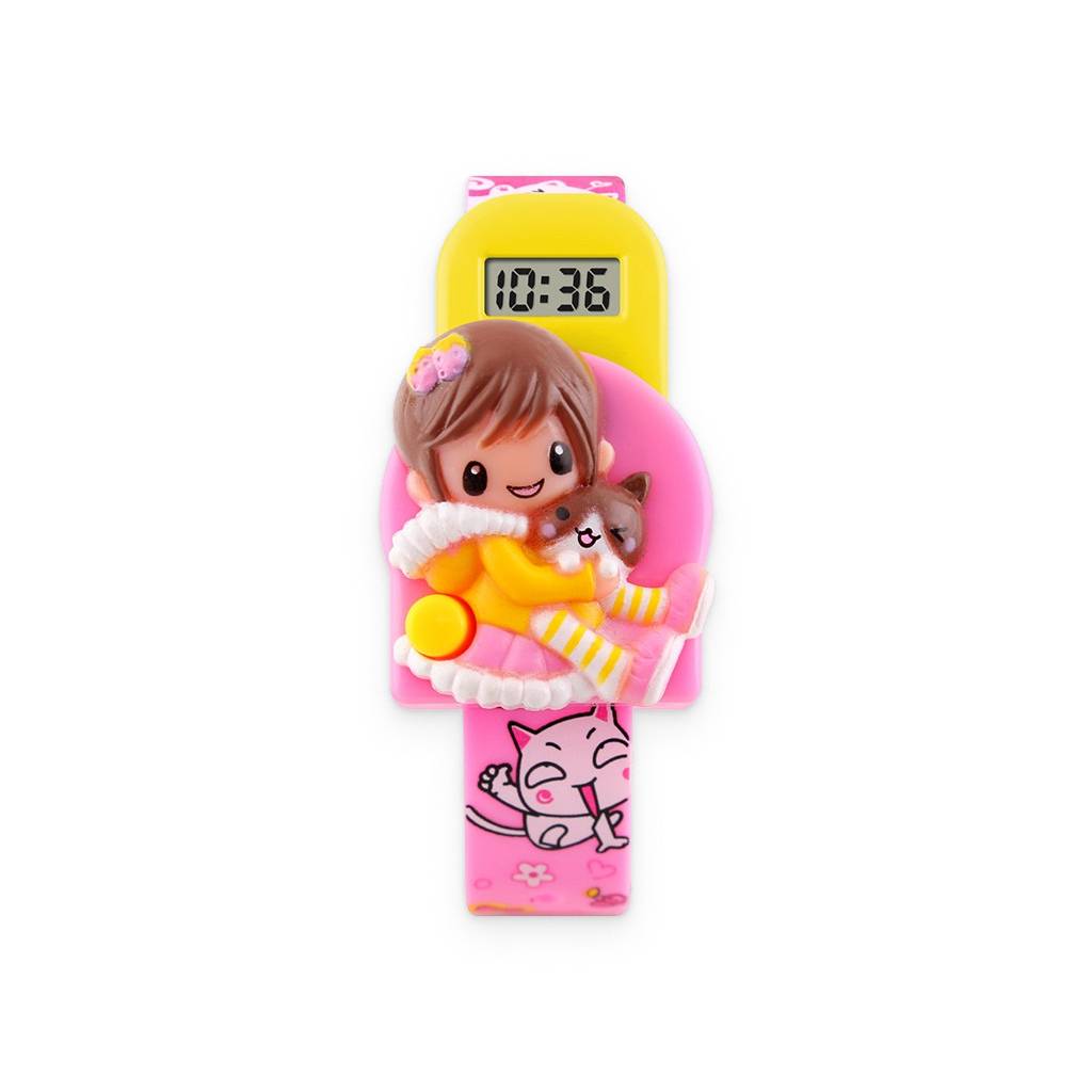 Adorable Girls’ Pink Digital Watch Accessories Kids & Baby  