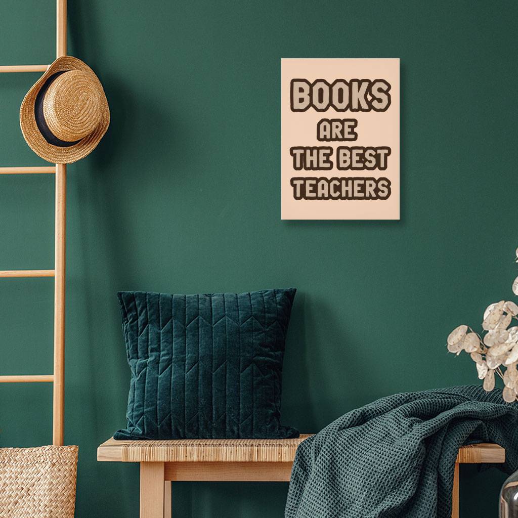 Book Themed Wall Picture - Quotes Stretched Canvas - Cool Print Wall Art Home Wall Decor Pictures  