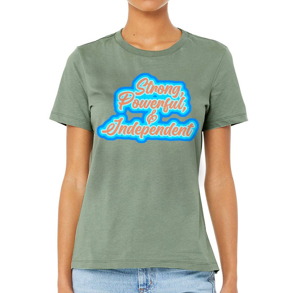 Feminist Women's T-Shirt - Best Print T-Shirt - Printed Relaxed Tee Color : Black|Orchid|Sage 