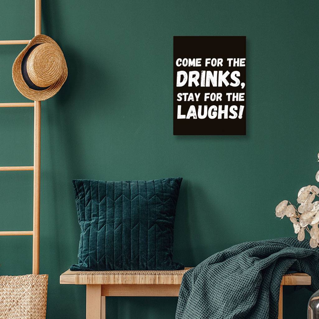 Funny Quote Wall Picture - Funny Saying Stretched Canvas - Cool Design Wall Art Home Wall Decor Pictures  