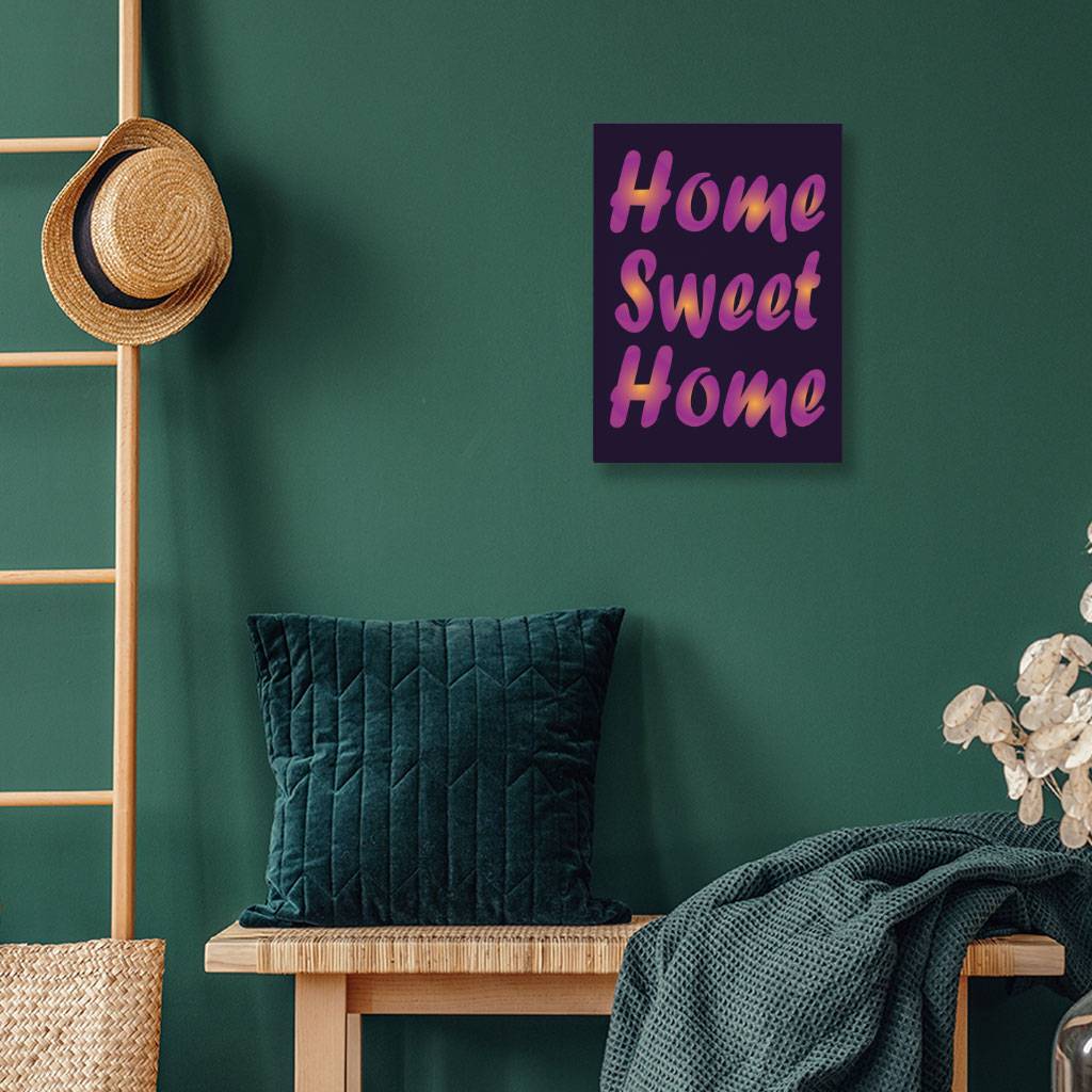 Home Sweet Home Wall Picture - Best Design Stretched Canvas - Printed Wall Art Home Wall Decor Pictures  