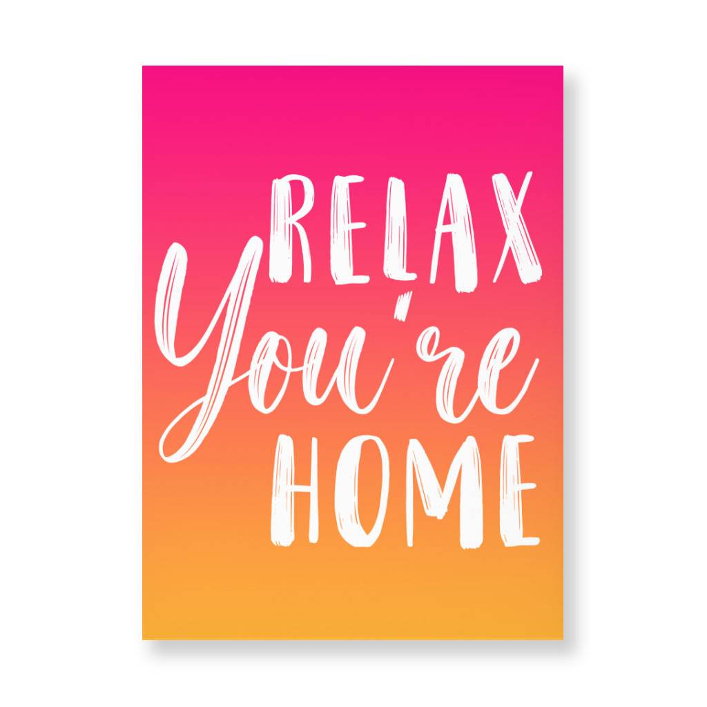 Relax Wall Picture - Best Design Stretched Canvas - Printed Wall Art Home Wall Decor Pictures  