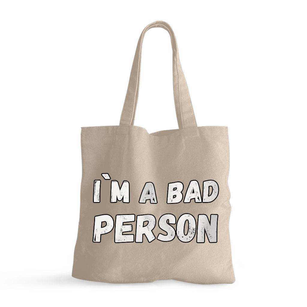 Sarcastic Small Tote Bag - Cool Shopping Bag - Themed Tote Bag Tote Bags  