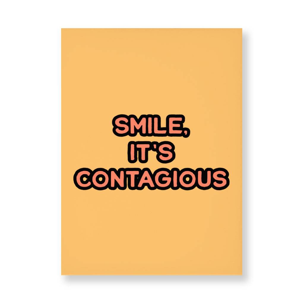Smile Wall Picture - Funny Stretched Canvas - Cool Trendy Wall Art Home Wall Decor Pictures  