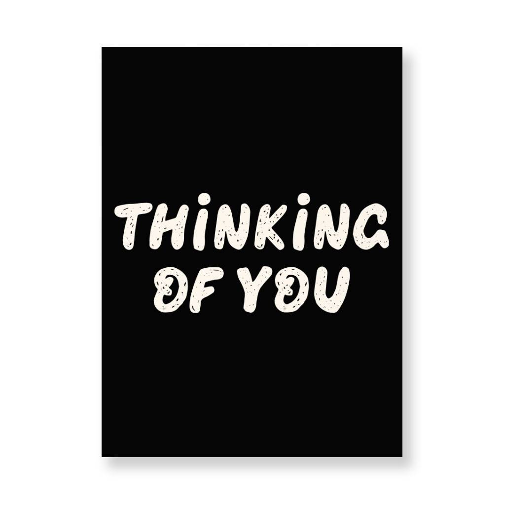 Thinking Of You Wall Picture - Cute Stretched Canvas - Trendy Wall Art Home Wall Decor Pictures  