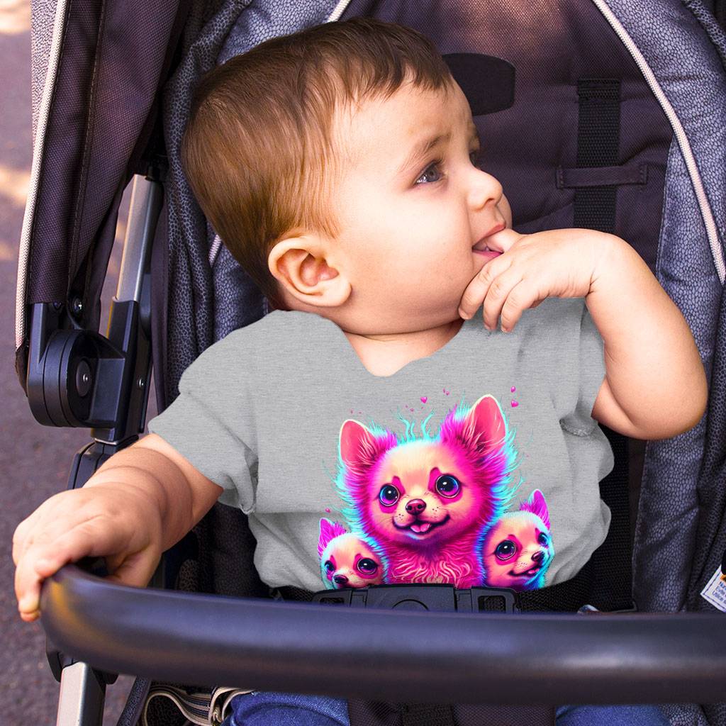 Kawaii Dog Baby Jersey T-Shirt Baby Kids & Babies 