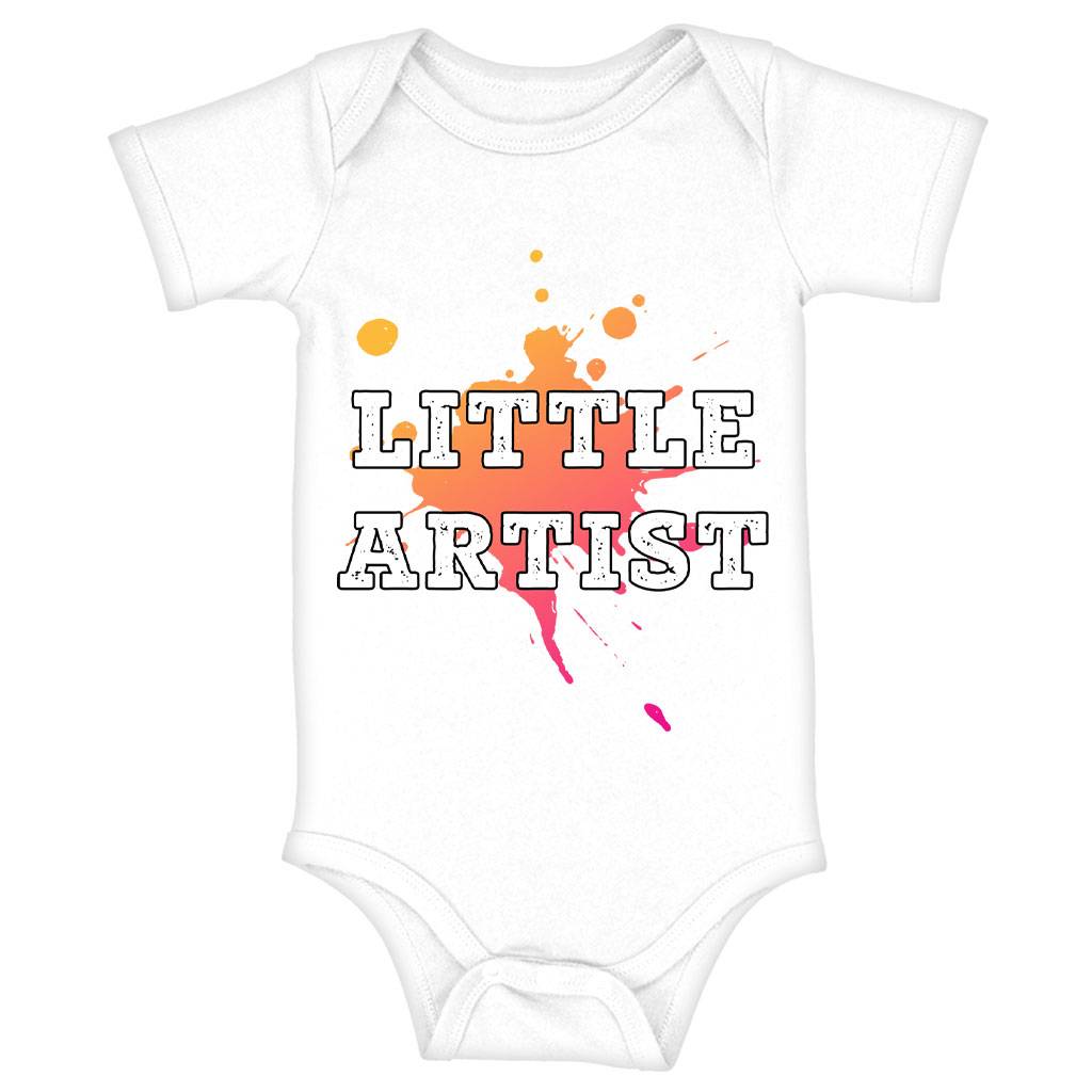 Artist Baby Jersey Onesie - Paint Splash Baby Bodysuit - Cool Baby One-Piece Baby Kids & Babies Color : Heather Dust|White|Yellow 