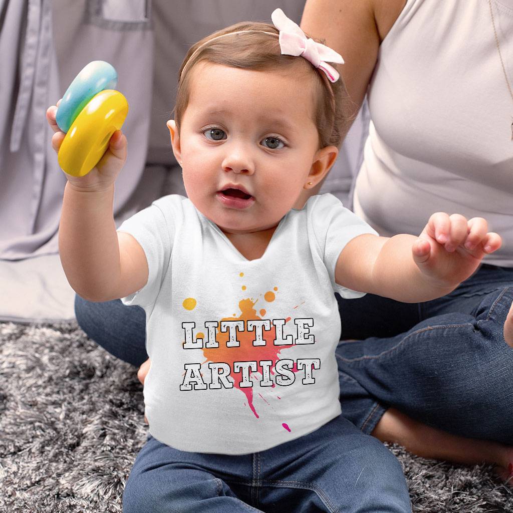 Artist Baby Jersey Onesie - Paint Splash Baby Bodysuit - Cool Baby One-Piece Baby Kids & Babies Color : Heather Dust|White|Yellow 
