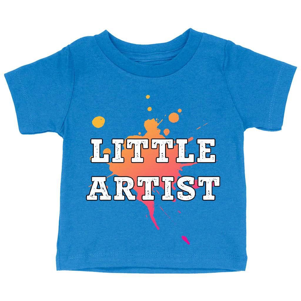 Artist Baby Jersey T-Shirt - Paint Splash Baby T-Shirt - Cool T-Shirt for Babies Baby Kids & Babies Color : Athletic Heather|Heather Columbia Blue|White 