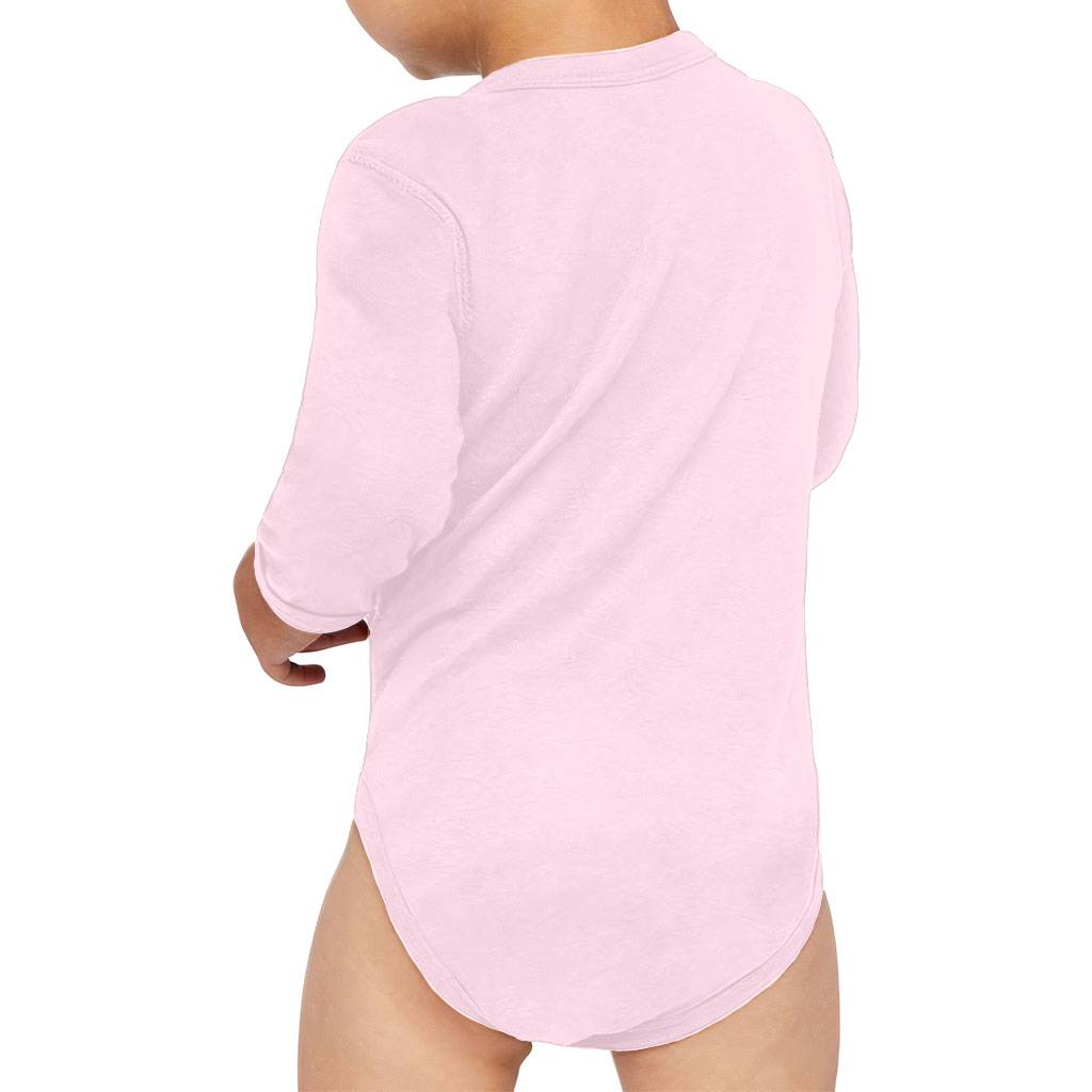Baby Girl Baby Long Sleeve Onesie - Cute Baby Long Sleeve Bodysuit - Graphic Baby One-Piece Baby Kids & Babies Color : Mauve|Natural|Pink|White 