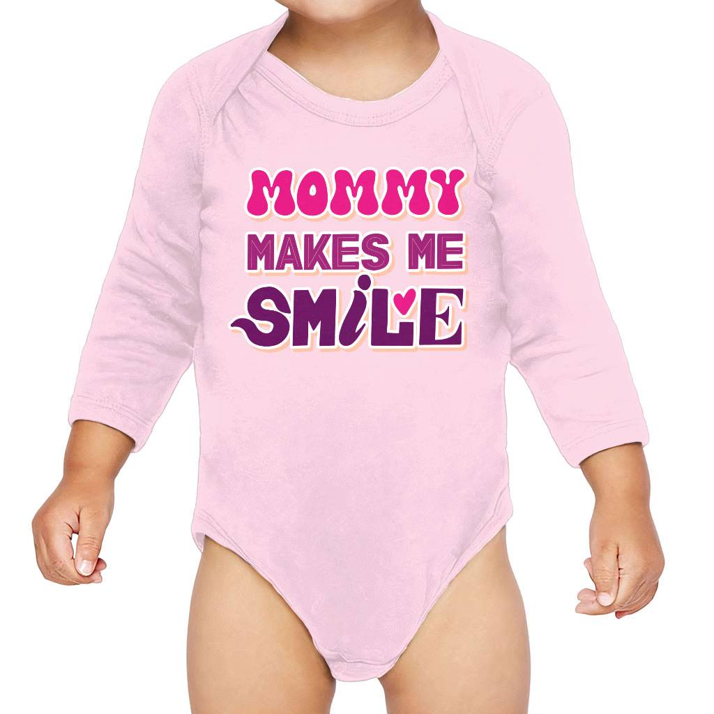 Cute Design Baby Long Sleeve Onesie - Quotes Baby Long Sleeve Bodysuit - Printed Baby One-Piece Baby Kids & Babies Color : Mauve|Natural|Pink|White 