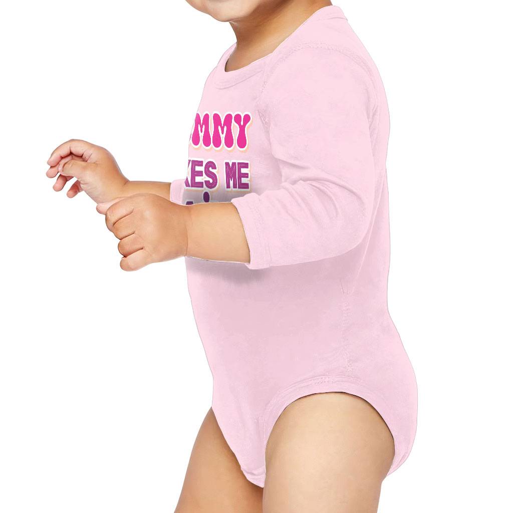 Cute Design Baby Long Sleeve Onesie - Quotes Baby Long Sleeve Bodysuit - Printed Baby One-Piece Baby Kids & Babies Color : Mauve|Natural|Pink|White 