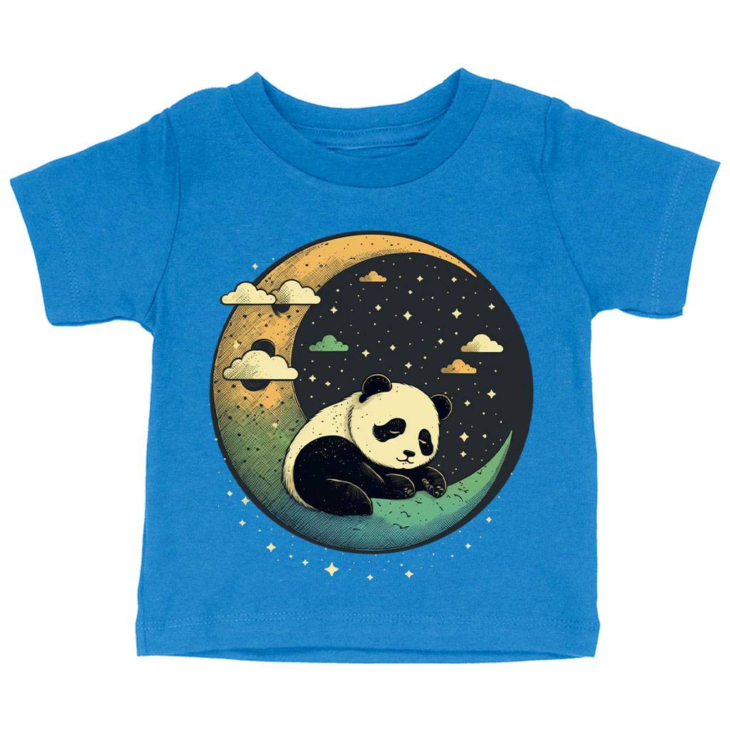 Cute Panda Baby Jersey T-Shirt Baby Kids & Babies Color : Athletic Heather|Heather Columbia Blue|White 