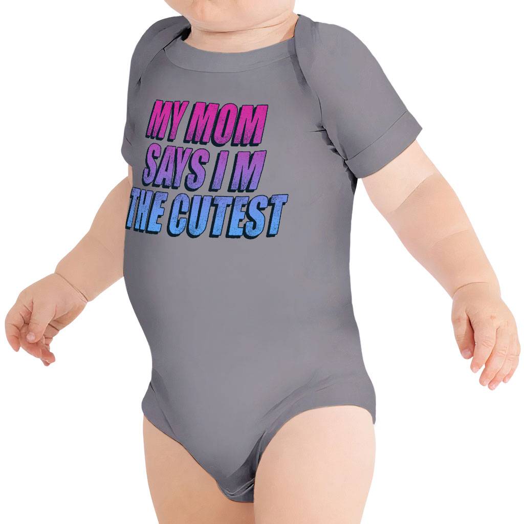 Cute Quote Baby Jersey Onesie - Graphic Baby Bodysuit - Best Design Baby One-Piece Baby Kids & Babies Color : Black|Storm|True Royal|White 