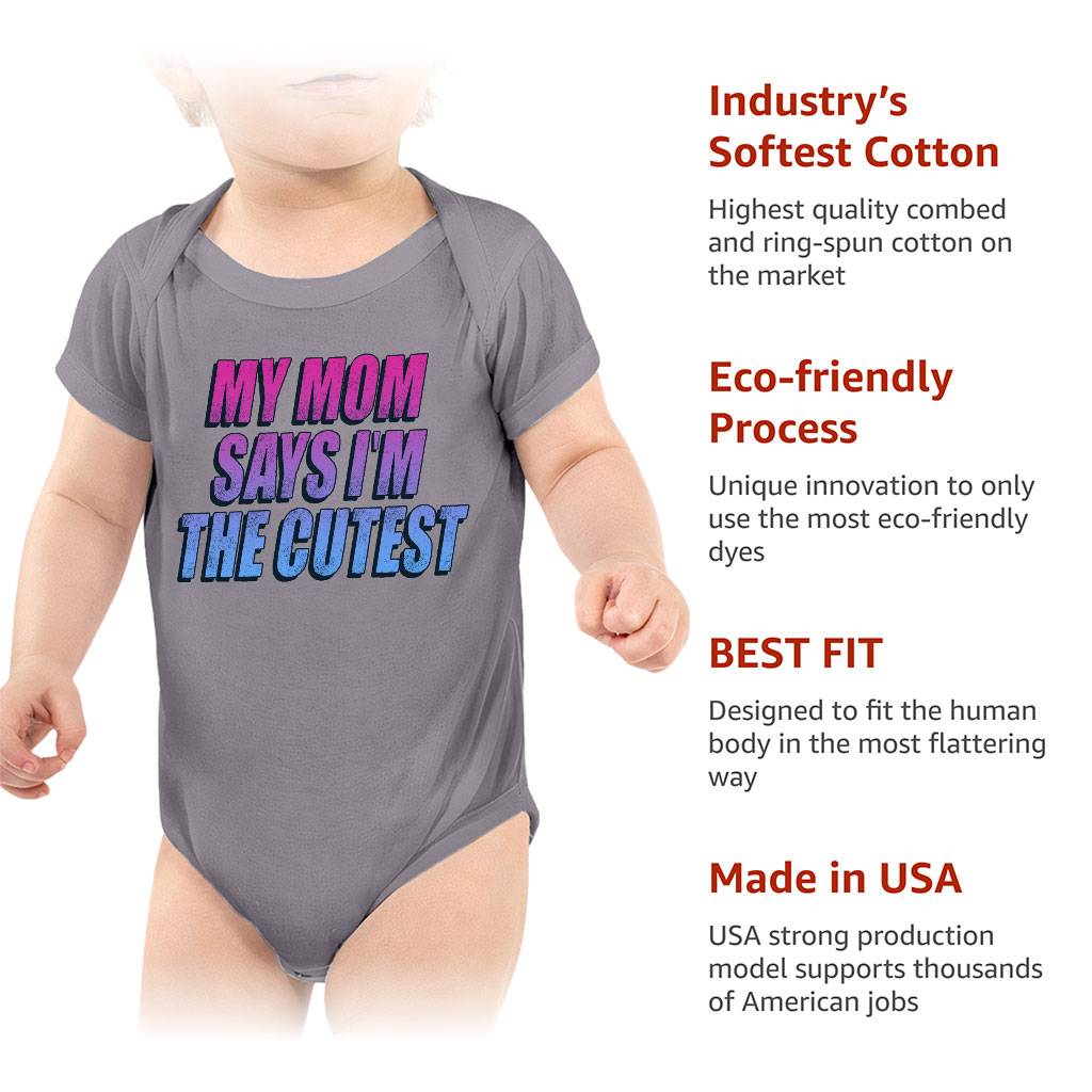 Cute Quote Baby Jersey Onesie - Graphic Baby Bodysuit - Best Design Baby One-Piece Baby Kids & Babies Color : Black|Storm|True Royal|White 