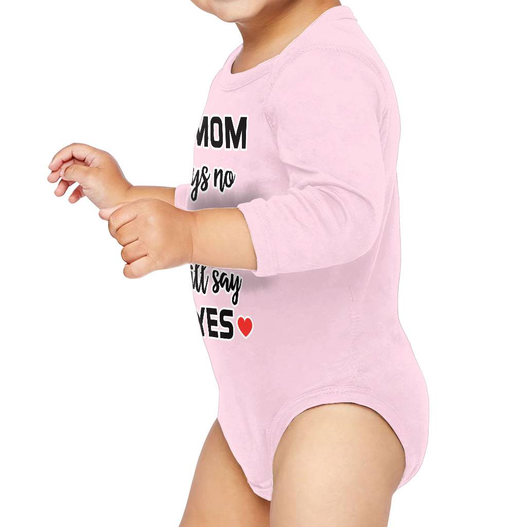Funny Design Baby Long Sleeve Onesie - Best Print Baby Long Sleeve Bodysuit - Themed Baby One-Piece Baby Kids & Babies Color : Mauve|Natural|Pink|White 