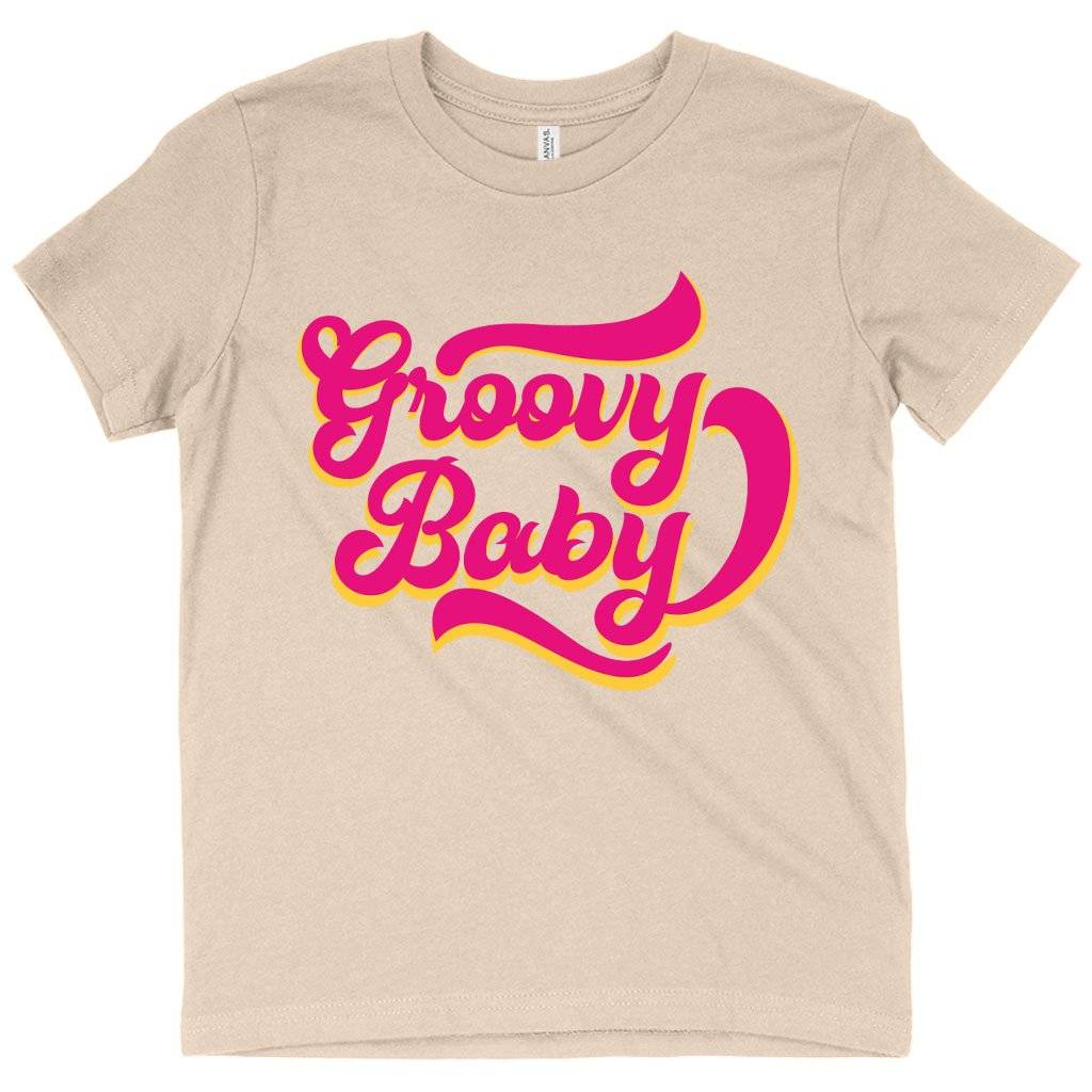 Kids' Groovy Baby T-Shirt - The 1975 Merch Baby Kids & Babies Color : White|Natural|Black 
