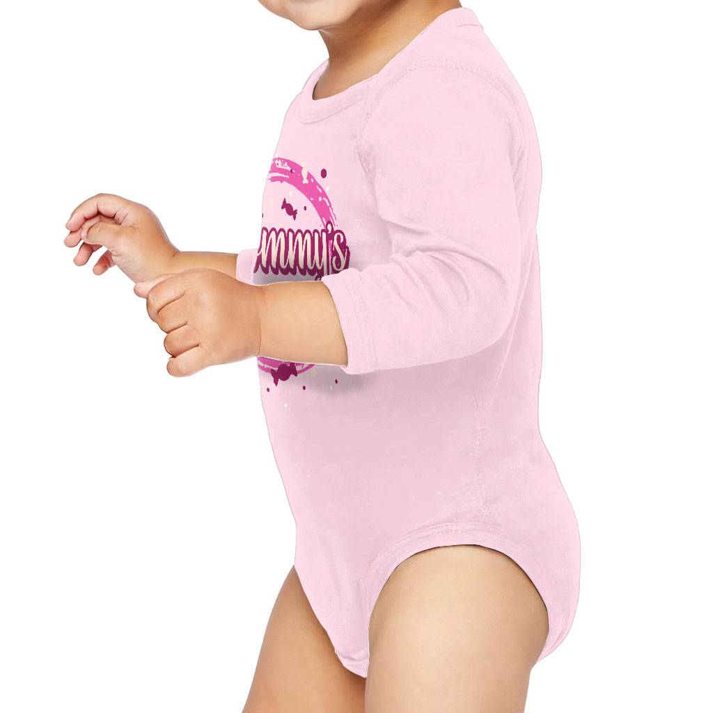 Sweetie Baby Long Sleeve Onesie - Kawaii Print Baby Long Sleeve Bodysuit - Themed Baby One-Piece Baby Kids & Babies Color : Mauve|Natural|Pink|White 