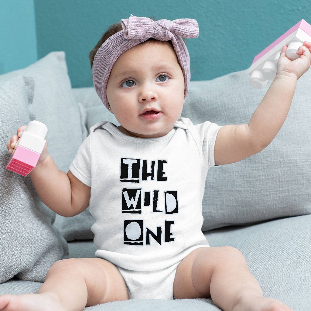 The Wild One Baby Jersey Onesie - Best Design Baby Bodysuit - Trendy Baby One-Piece Baby Kids & Babies Color : Heather Dust|White|Yellow 